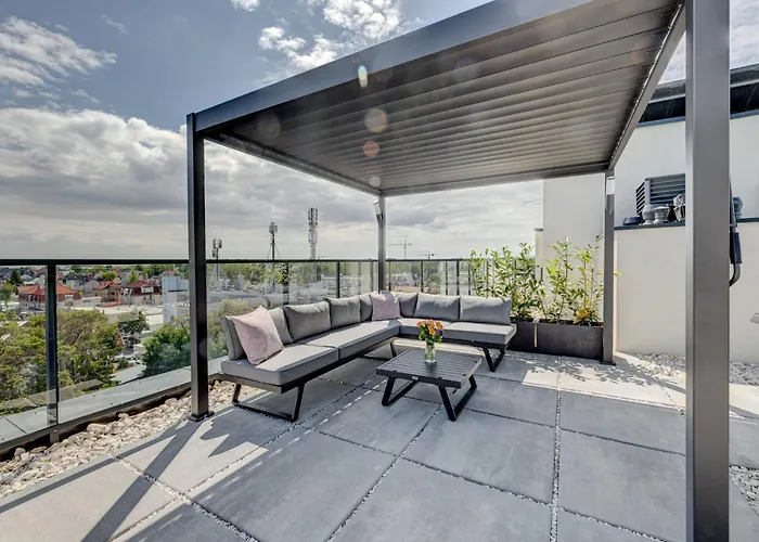 Z Tarasem Na Dachu Na Wydmach W Miedzywodziu Międzywodzie